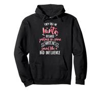 Call me Auntie The Bad Influence, Vintage Pullover Hoodie