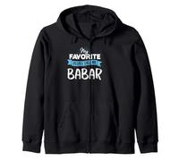 Call Me Babar Design for Men Dad Zip Hoodie