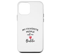 Call Me BUBBE Yiddish Grandmother Jewish Grandma Savta Case for iPhone 12 mini