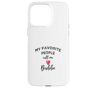 Call Me BUBBE Yiddish Grandmother Jewish Grandma Savta Case for iPhone 15 Pro Max