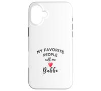 Call Me BUBBE Yiddish Grandmother Jewish Grandma Savta Case for iPhone 16 Plus