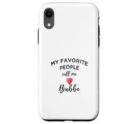 Call Me BUBBE Yiddish Grandmother Jewish Grandma Savta Case for iPhone XR