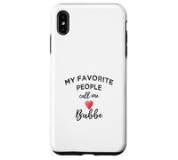 Call Me BUBBE Yiddish Grandmother Jewish Grandma Savta Case for iPhone XS Max
