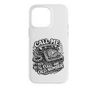 Call Me By The Old Number Vintage Rotary Phone Case for iPhone 14 Pro Max