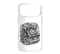 Call Me By The Old Number Vintage Rotary Phone Case for iPhone 17 Pro Max