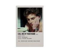 Call Me By Your Name Coming-Of-Age Romantic DramaRetro Movie Poster Wall Art Canvas Aesthetic Cover Poster Vintage Music And Movies Decorative Painting for Living Room Bed Room 08x12inch(20x30cm) Unfr