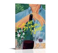 Call Me by Your NameWaterproof Posters Wall Art Posters Waterproof Home Printing Moisture-proof Easy to Install And Fade ResistantFrame-style20x30inch(50x75cm)
