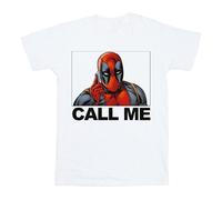 Call Me Cotton T-Shirt Deadpool White L