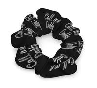 Call Me Daddy Fashion Hair Bands Scrunchies for Women Soft Elastic Hair Ties Accessories