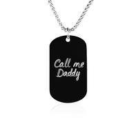 Call Me Daddy Fashion Pendant Necklace Chain Personalized Graphic Jewellery