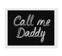 Call Me Daddy Full Round Drill Diamond Art Kits Accessories Craft Home Wall Decor 12"x16"