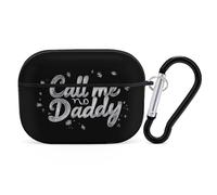 Call Me Daddy Hard Shell Case Skin Accessories Cover with Hanging Loop Compatible with AirPods Pro 2