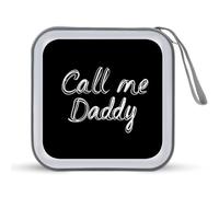Call Me Daddy Portable CD Case Holder 48 Capacity Travel DVD Storage Boxs Wallet Bag