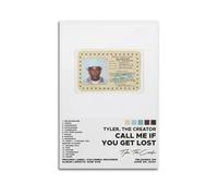 CALL ME IF YOU GET LOST by Tyler, The Creator Album Posters Aesthetic Wall Art Canvas Decorative Painting Vintage Poster for Living Room Bed Room Decor 16x24inch(40x60cm) Unframe-style
