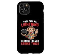 Call Me Lightning Never Strike Twice Bowling Humor League Case for iPhone 11 Pro