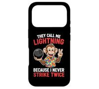 Call Me Lightning Never Strike Twice Bowling Humor League Case for iPhone 17 Pro