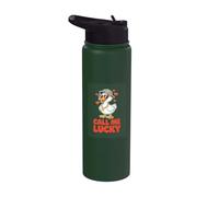 Call Me Lucky Funny Duck Lovers Valentine Stainless Steel Insulated Water Bottle