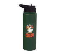 Call Me Lucky Funny Romantic Duck Lover Stainless Steel Insulated Water Bottle