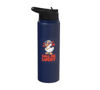 Call Me Lucky Funny Romantic Duck Lover Stainless Steel Insulated Water Bottle