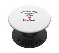 Call Me MAMAW Southern Appalachian Grandma Nickname Family PopSockets Adhesive PopGrip