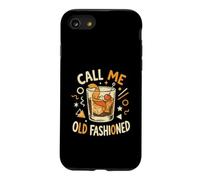 Call Me Old Fashioned Funny Whiskey Cocktail Retro Bar Case for iPhone SE (2020) / 7/8