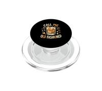Call Me Old Fashioned Funny Whiskey Cocktail Retro Bar PopSockets PopGrip for MagSafe