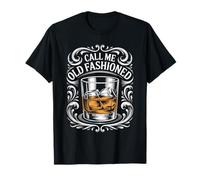Call Me Old Fashioned Retro Humor Cocktail Lover T-Shirt