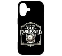 Call Me Old Fashioned Whiskey Cocktail Drinking Mixologist Case for iPhone 17