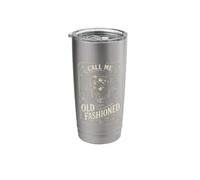 Call Me Old Fashioned Whiskey Cocktail Drinking Mixologist Stainless Steel Insulated Tumbler