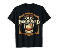 Call Me Old Fashioned Whiskey Cocktail Drinking Mixologist T-Shirt