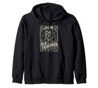 Call Me Old Fashioned Whiskey Cocktail Drinking Mixologist Zip Hoodie