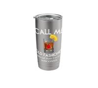 Call Me Old Fashioned - Wisconsin State Cocktail Tee Stainless Steel Insulated Tumbler