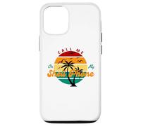 Call Me on My Shell Phone Funny Ocean Beach Vibe Case for iPhone 12/12 Pro