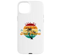 Call Me on My Shell Phone Funny Ocean Beach Vibe Case for iPhone 15 Plus