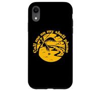 Call Me on My Shell Phone Ocean Beach Vibe Case for iPhone XR