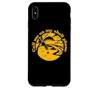 Call Me on My Shell Phone Ocean Beach Vibe Case for iPhone XS Max
