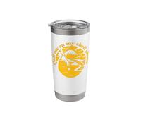 Call Me on My Shell Phone Ocean Beach Vibe Stainless Steel Insulated Tumbler