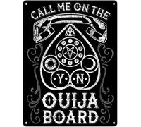 Call Me On The Ouija Board Aluminum Weatherproof Metal Sign Tin Sign Wall Decor Housewarming Gift 8x12 Inch
