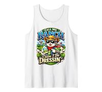 Call Me Ranch Cause I Be Dressing Cat Meme Cool Animal Humor Tank Top