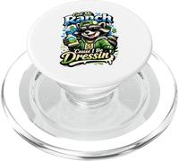 Call Me Ranch Cause I Be Dressing Raccoon Meme Funny Animal PopSockets PopGrip for MagSafe