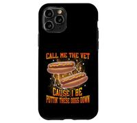 Call Me The Vet Cause I Be Funny Hard Hot Dog Meme Bootleg Case for iPhone 11 Pro