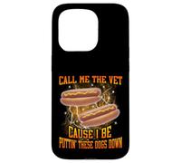 Call Me The Vet Cause I Be Funny Hard Hot Dog Meme Bootleg Case for iPhone 15 Pro