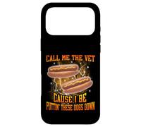 Call Me The Vet Cause I Be Funny Hard Hot Dog Meme Bootleg Case for iPhone 17 Pro Max