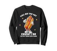Call Me The Vet Cause I Be Funny Hard Hot Dog Meme Bootleg Sweatshirt