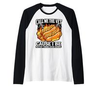 Call Me The Vet Cause I Be Puttin' These Dogs Down Raglan Baseball Tee