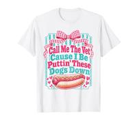 Call Me The Vet Cause I Be Puttin' These Dogs Down T-Shirt