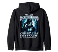 Call Me Thousand Island Cause I Be Dressing Funny Alpha Wolf Zip Hoodie