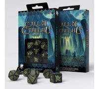 Call of Cthulhu - Dice Set: Black & Glow in the Dark