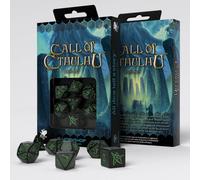 Call of Cthulhu - Dice Set: Black & Green