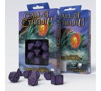 Call of Cthulhu: Horror on the Orient Express - Dice Set: Black & Purple
